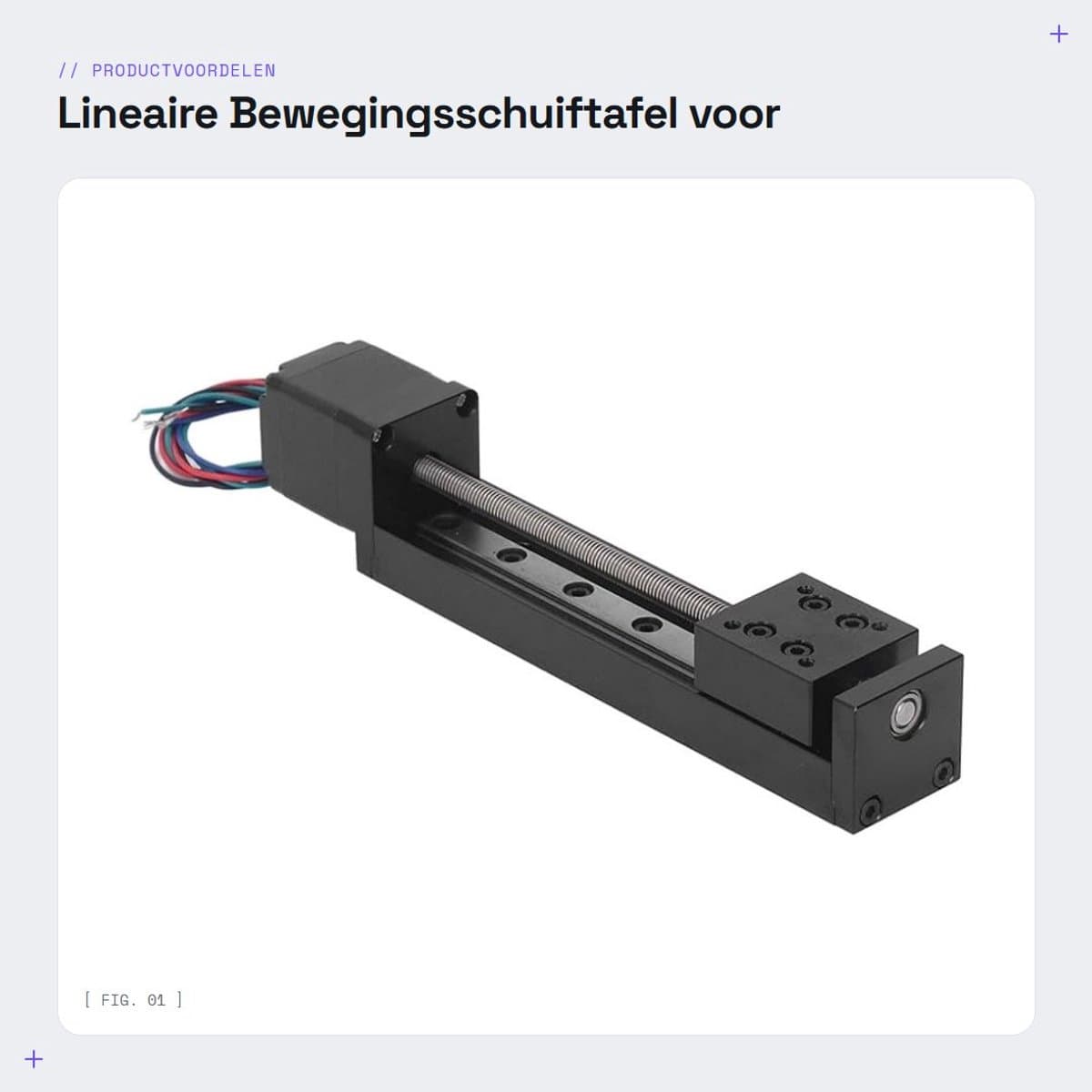 Solidchoice- Schuiftafel 100 mm slag - Lineaire Bewegingsschuiftafel - Metalen Structuur - Hoge Stabiliteit - CNC/3D-printer Toepassing - Hoge Positioneringsnauwkeurigheid - Lineaire Tafel