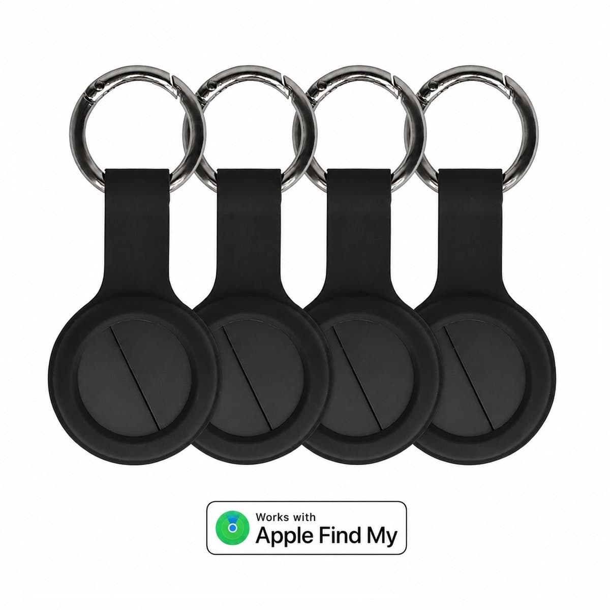 MyTech - SmartTag iOS - 4-pack - Apple Find My Bluetooth Tracker - Waterbestendig & met geluid - Ideaal voor sleutels, koffers en meer