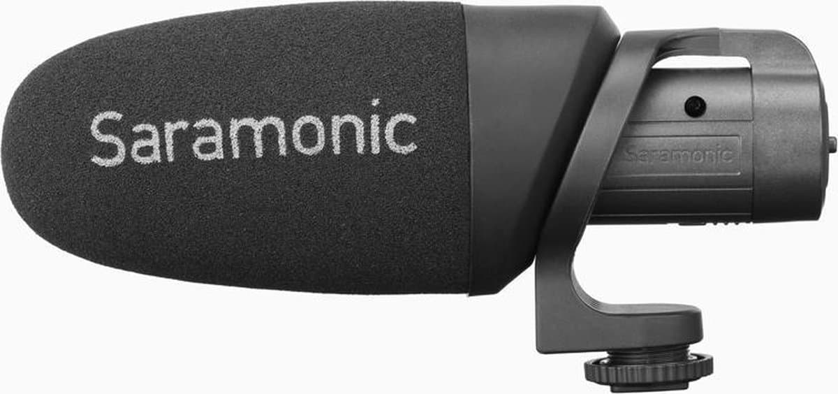 Saramonic CamMic+ camera microfoon met coldshoe voor op camera met 3.5mm mini jack