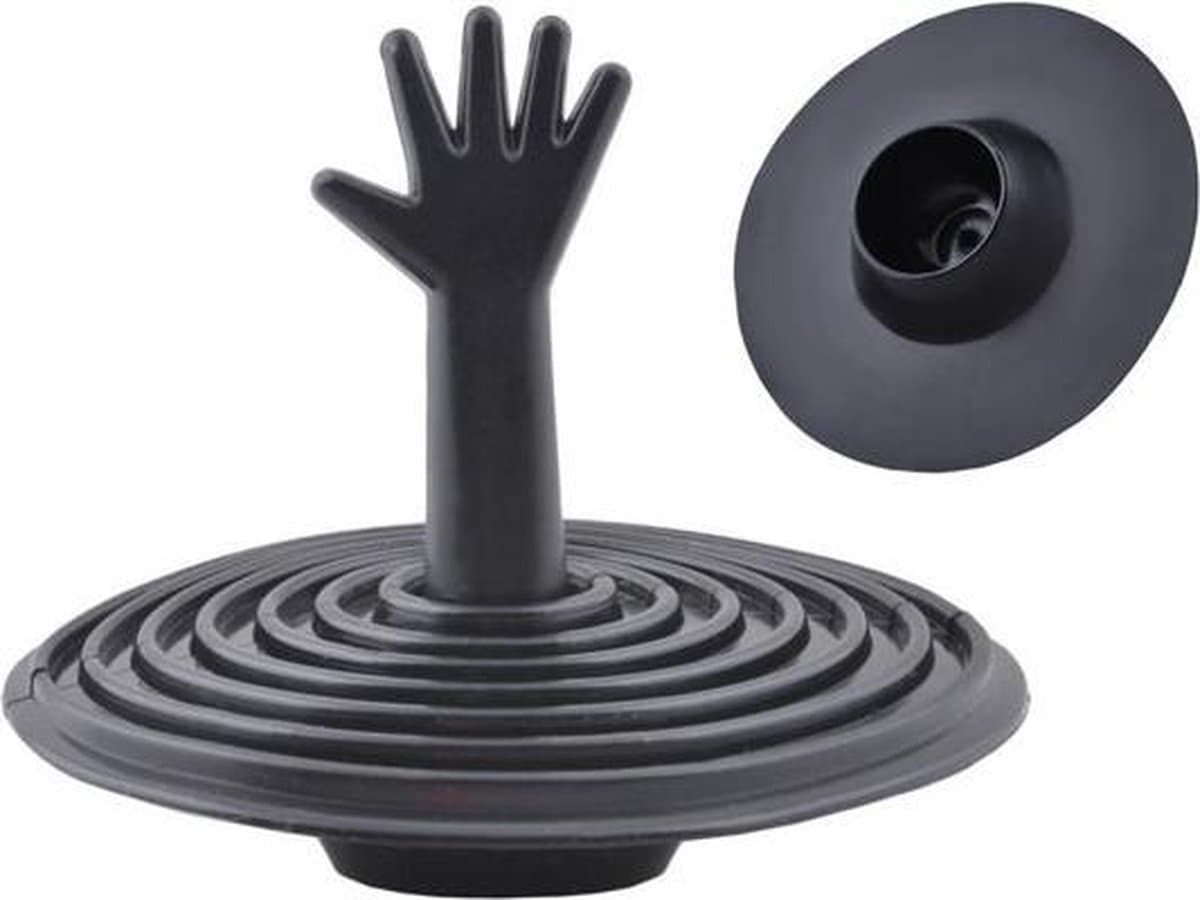 Gootsteen stop Universeel / Badstop met Hand / Afvoerstop / Afvoerplug