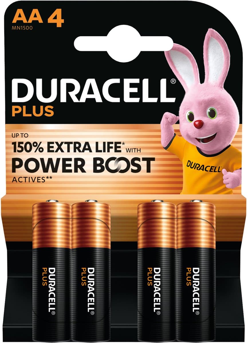 Duracell Alkaline Batterijen Mainline Bst AA - 4 stuks