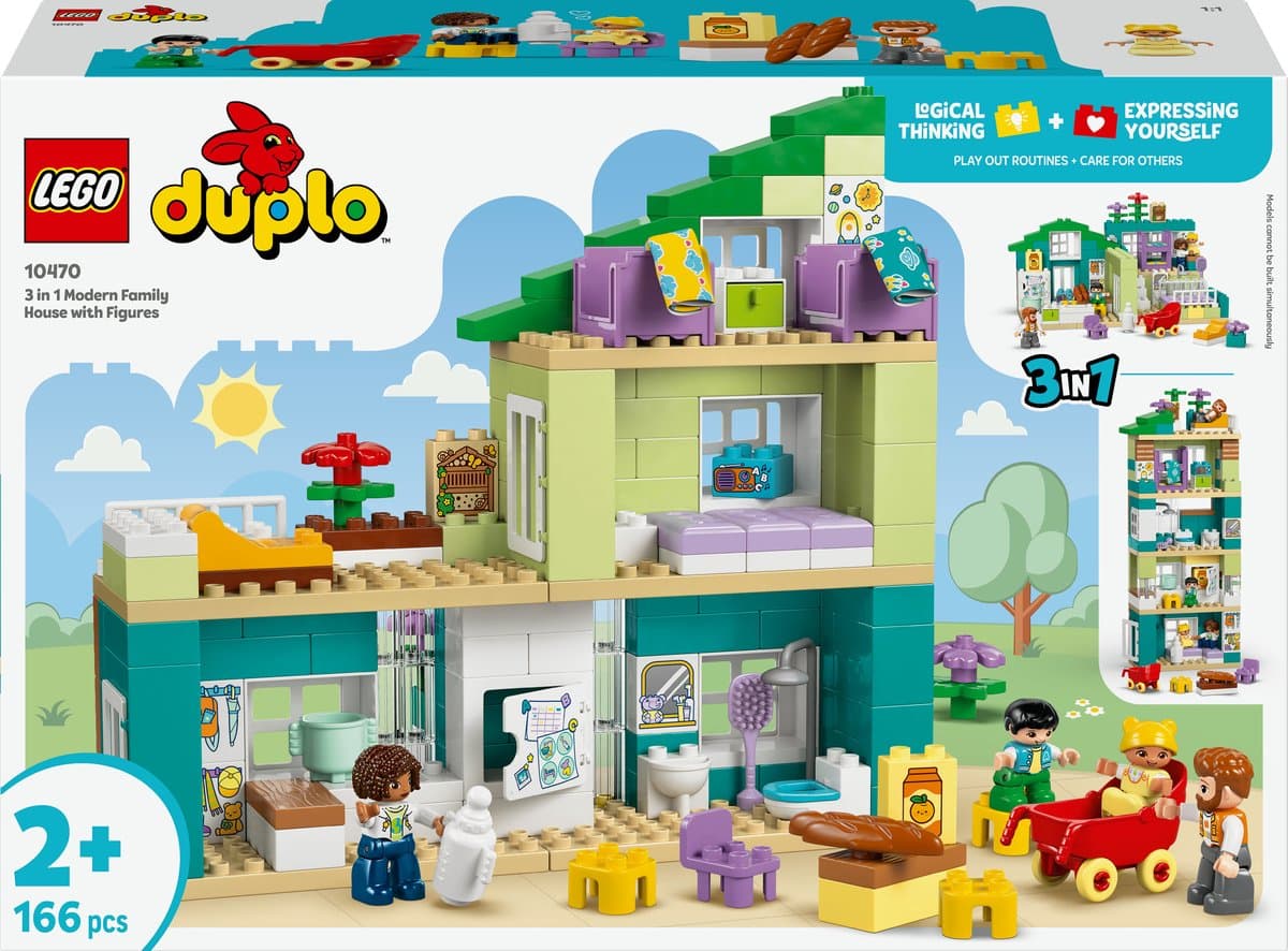 LEGO DUPLO Town 10470 3-in-1 modern woonhuis met figuren