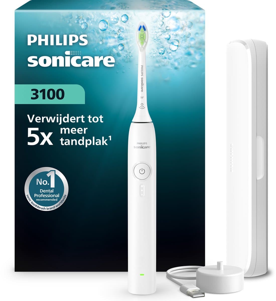 Philips Sonicare 3100 Series HX4033/21 Wit