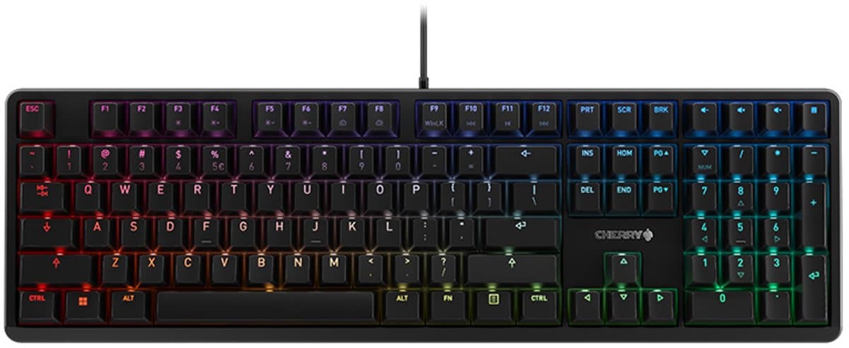 CHERRY G80-3000N RGB toetsenbord USB QWERTY Engels Zwart