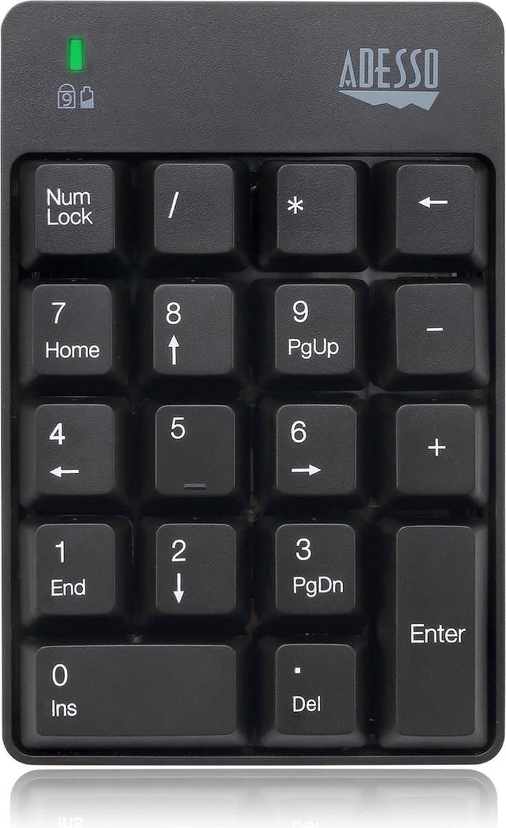 Numeriekt toetsenbord - numpad toetsenbord - USB hub - 18 toetsen - 10 meter bereik - 3.25 x 5 x 0.7 cm