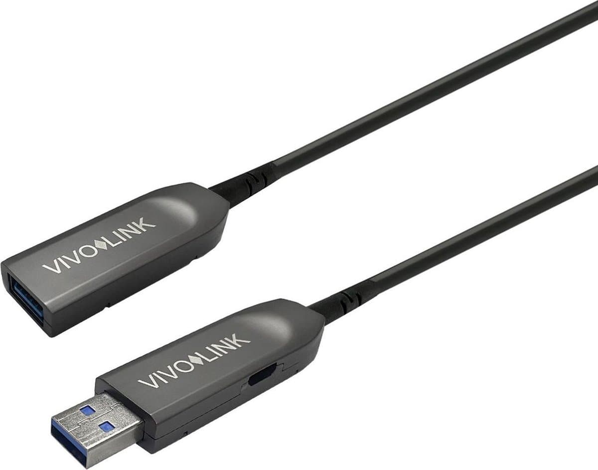 Vivolink PROUSB3AAF30 USB-kabel 30 m USB 3.2 Gen 1 (3.1 Gen 1) USB A Zwart