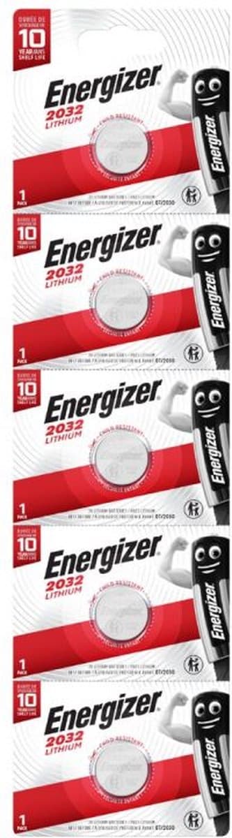 CR2032 knoopcel batterijen 5 stuks