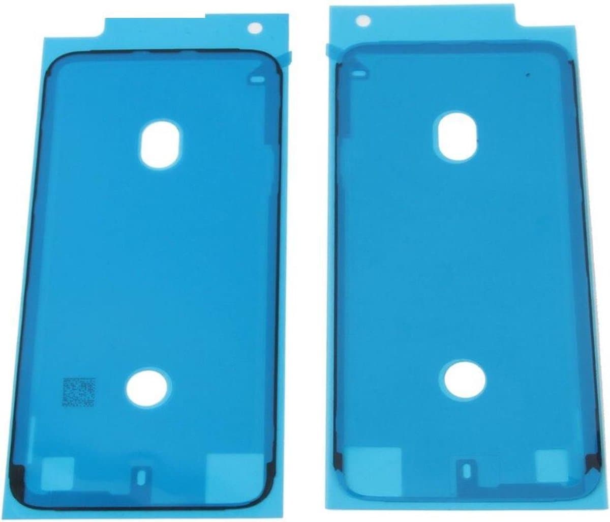 2 x Voor Iphone X - 3M frame/behuizing sticker - zwart