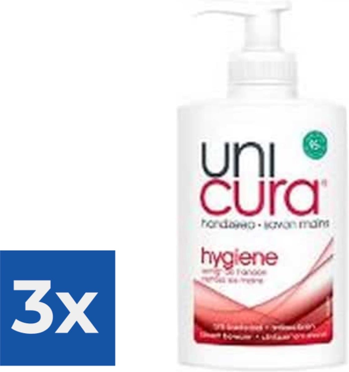 Unicura Handzeep - Pompje Hygiene 250 ml - Voordeelverpakking 3 stuks