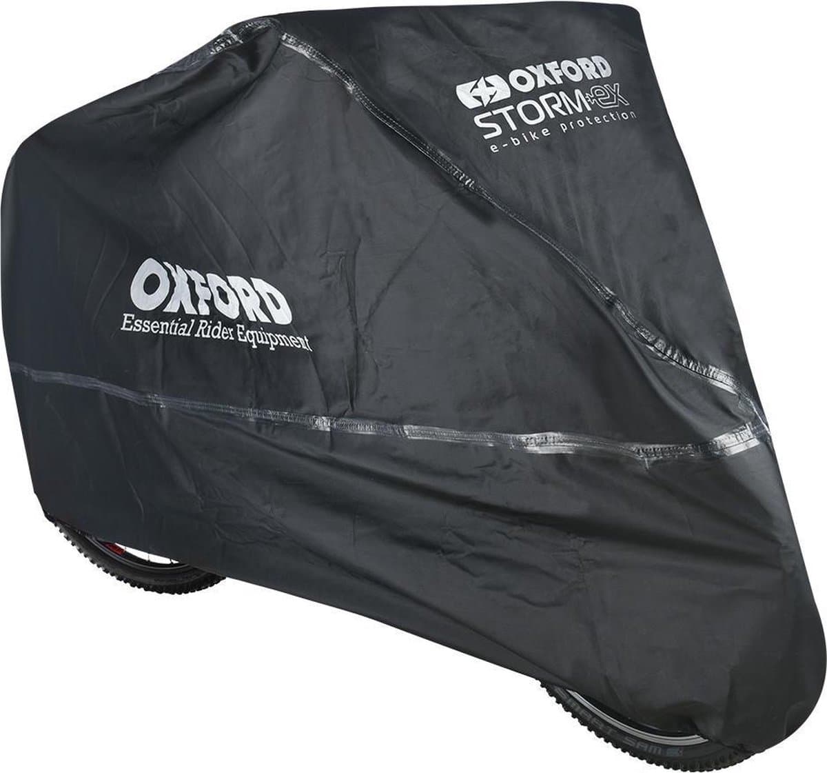 Fietshoes voor 1 Elektrische fiets - Fatbike hoes - E-bike hoes - Oxford E Bike hoes - Stevige Fietshoes voor 1 fiets - Extra zachte beschermende fietshoes - Beschermhoes Elektrische Fiets - Premium kwaliteit fietshoes - 195 x 80 x 110cm