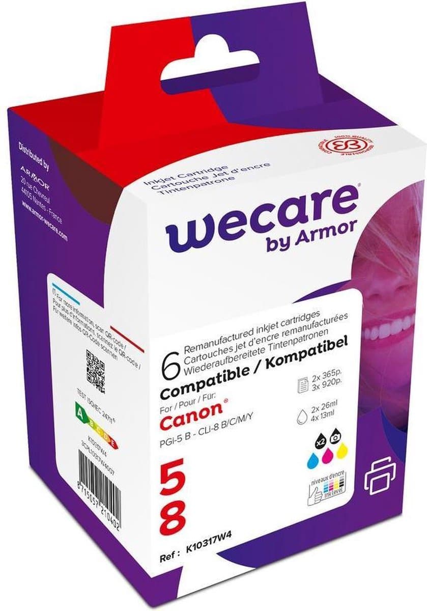 Wecare Canon Pgi-5/cli-8 Set A6 W4268