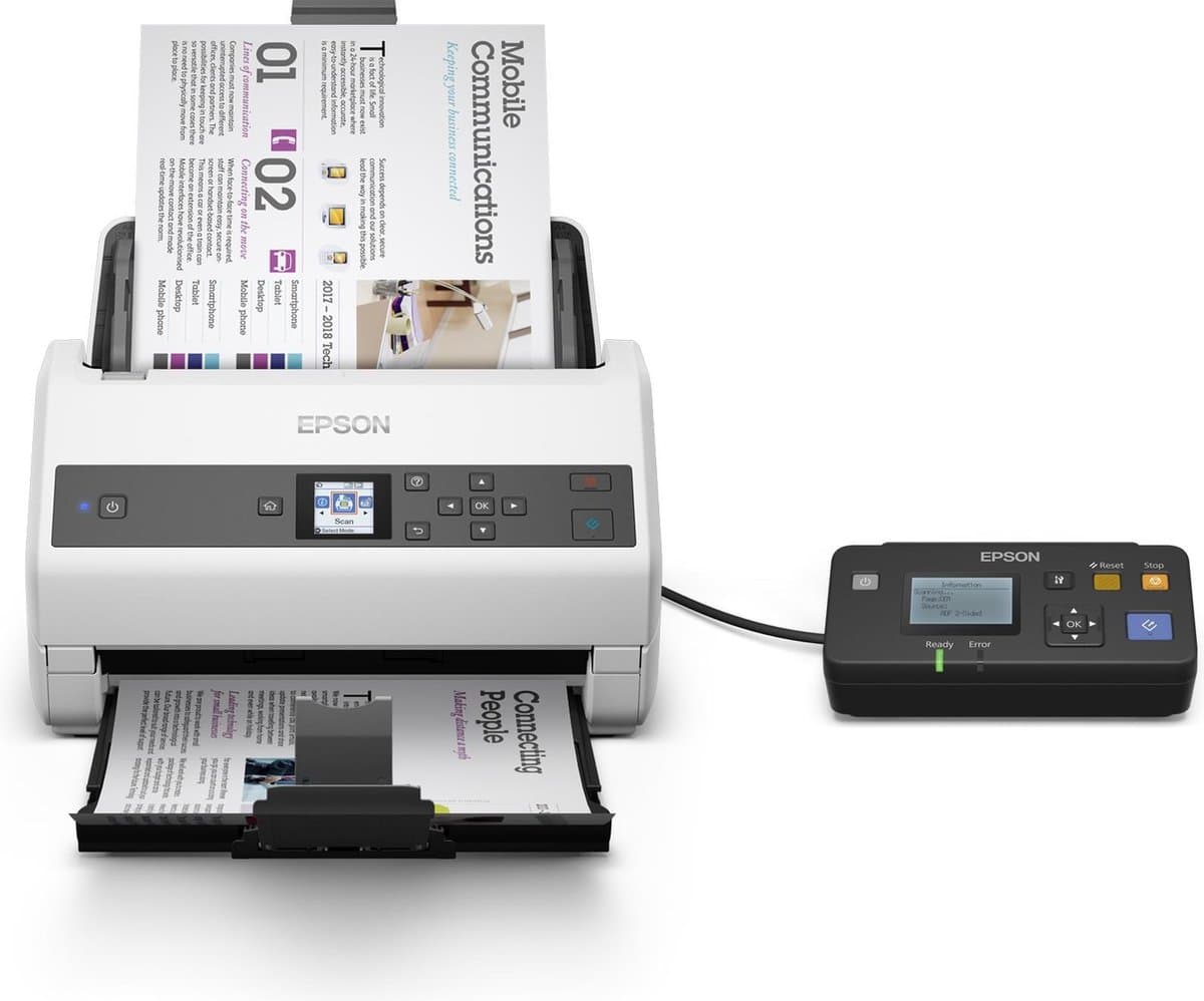 Epson WorkForce DS-970 vlaksche scanner 600 x 600 DPI A4 grijs, wit