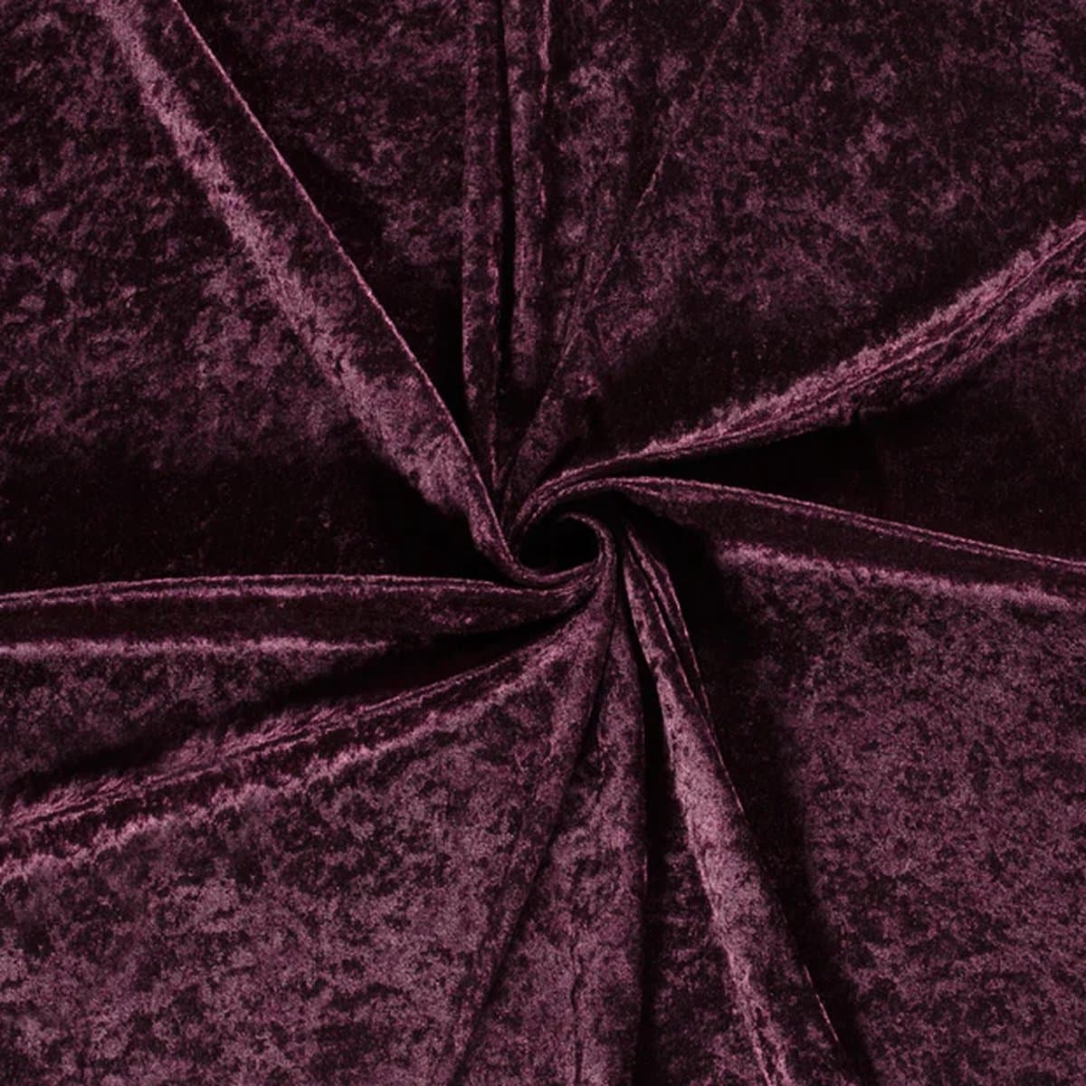 Velour de Panne Uni – Bordeaux Rood – Glimmend & Zacht – 165 g/m² – 147 cm Breed – Per Meter