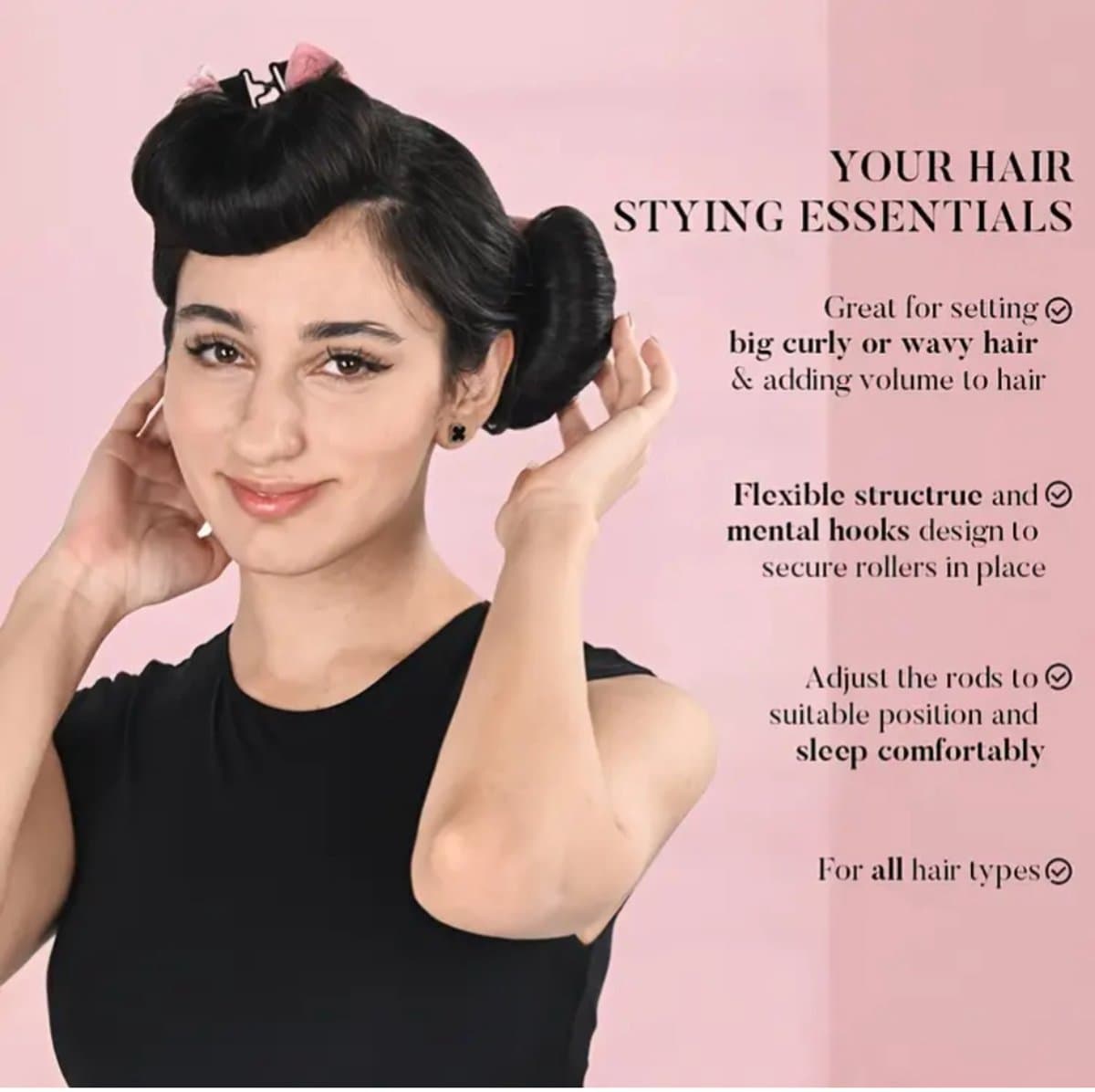 Haarclipjes 3 cm babyhaar