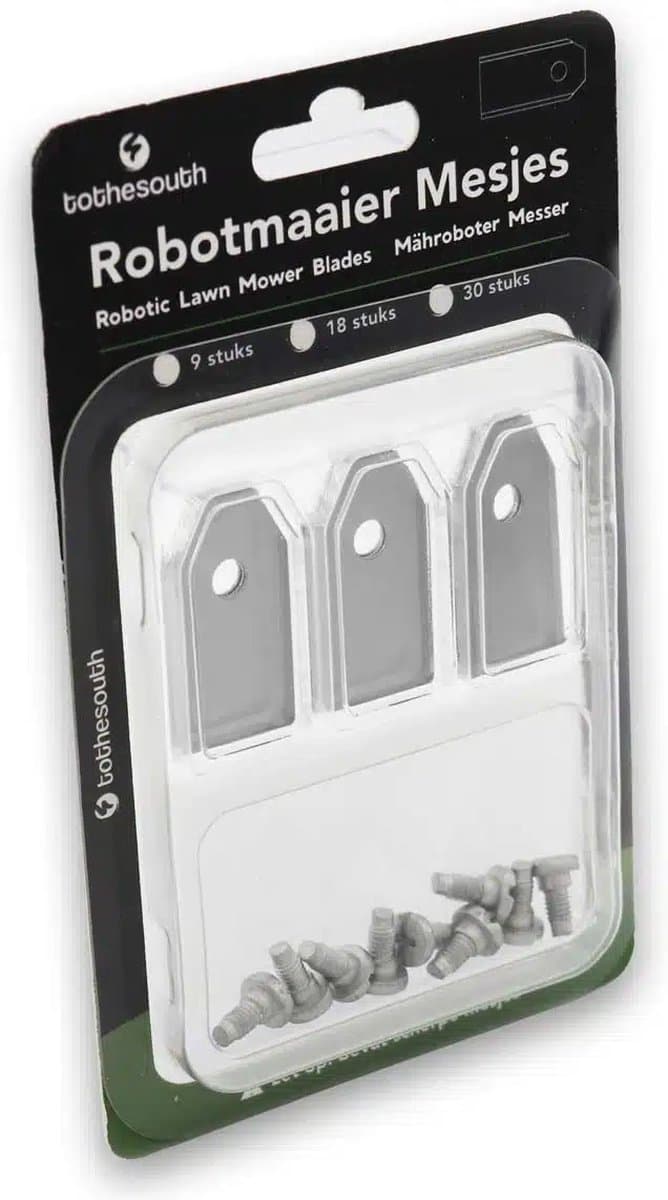 To the South® Robotmaaier Mesjes staal geschikt voor Gardena R38Li - 60 stuks