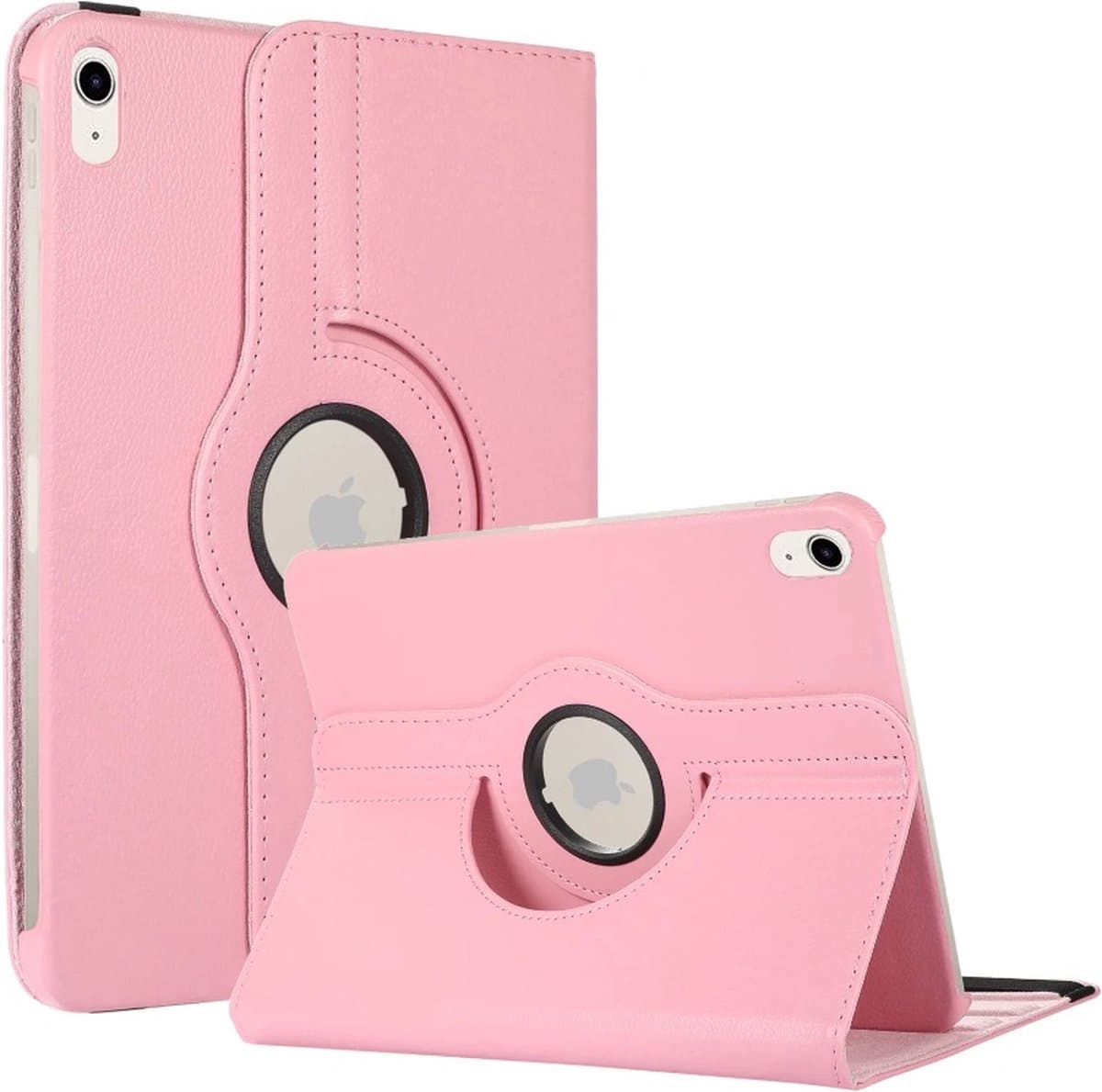 Waeyz - Hoes geschikt voor iPad Pro 9.7 2016 - 360° draaibaar bookcase - Roze – 9.7 inch cover beschermhoes met standfunctie