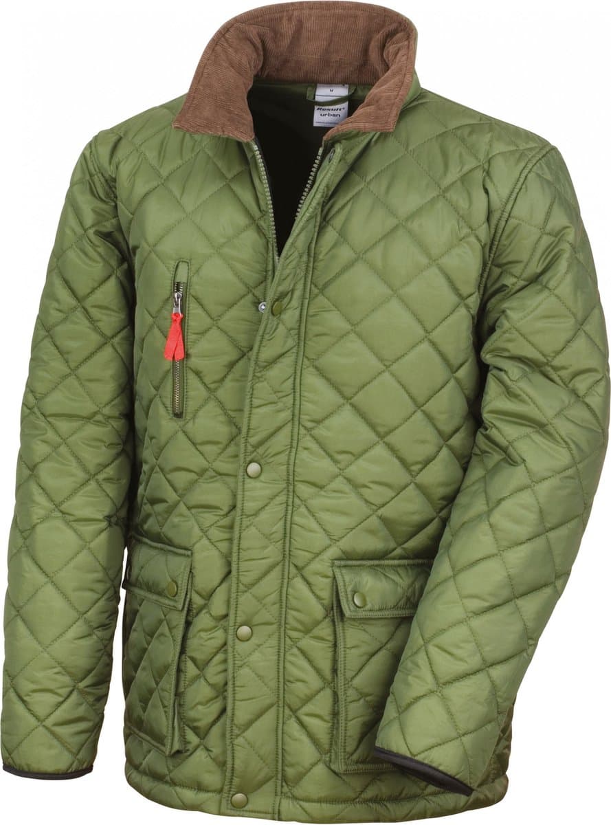 Cheltenham Gold Outdoorjas Result® Olive Green maat XXL