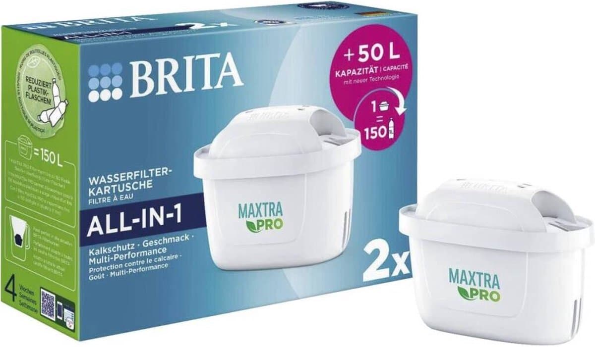 Brita Maxtra Pro Pure 2er 122003 Waterfilter Wit