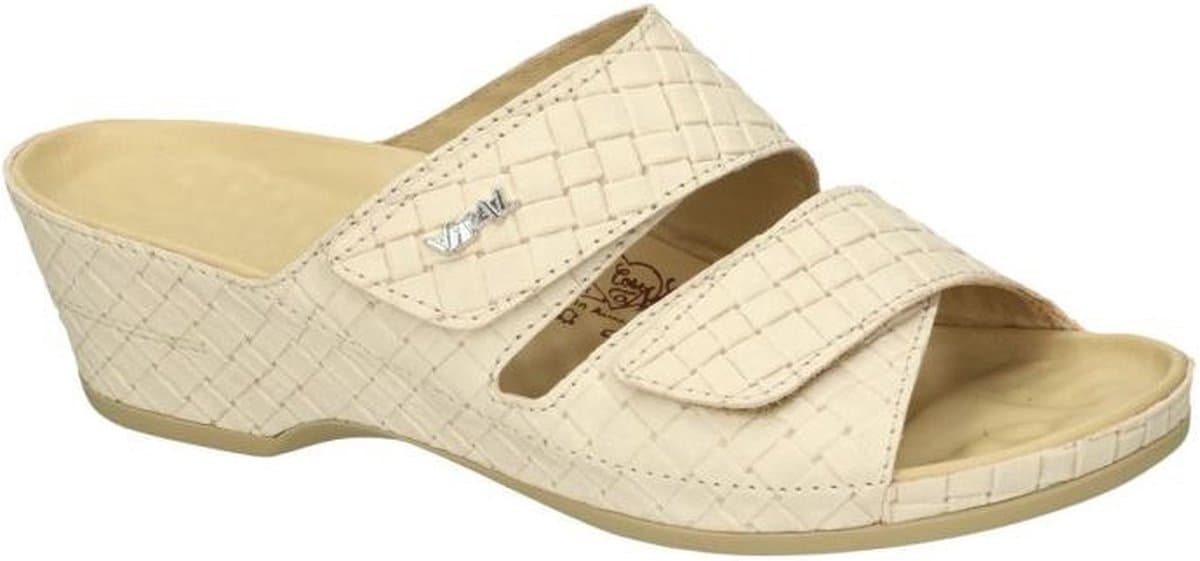 Vital -Dames - crÈme - slippers & muiltjes - maat 40