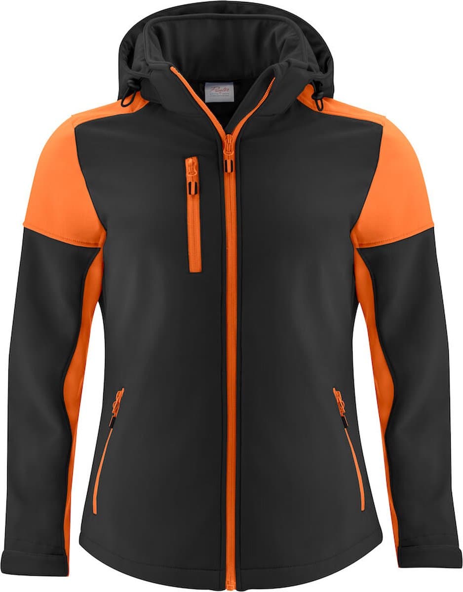 Printer PRIME SOFTSHELL PRIME LADY 2261066 - Zwart/Oranje - S