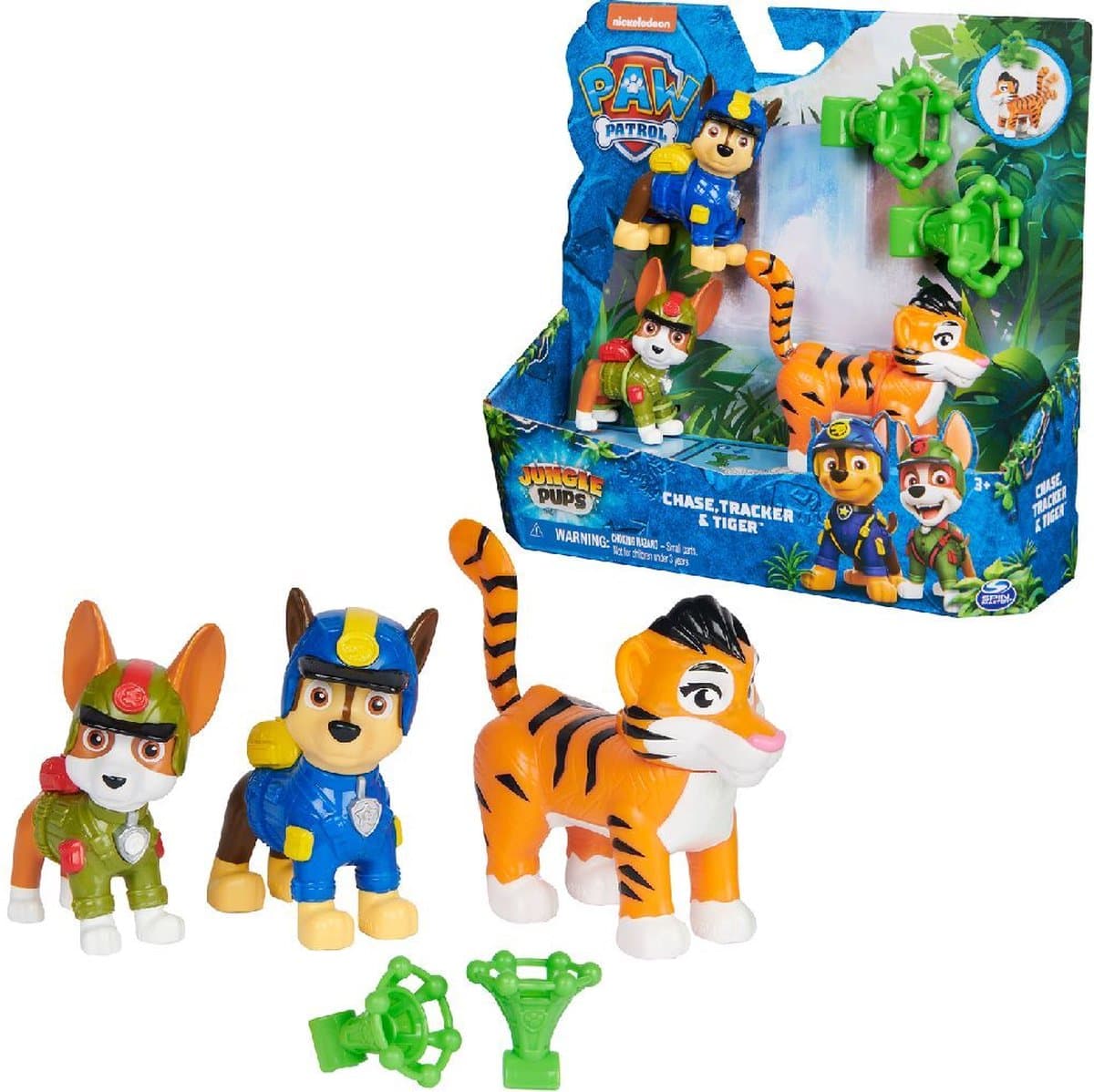 Paw Patrol Jungle Pups figuren Chase&Tracker - No. 6068629, 5 cm