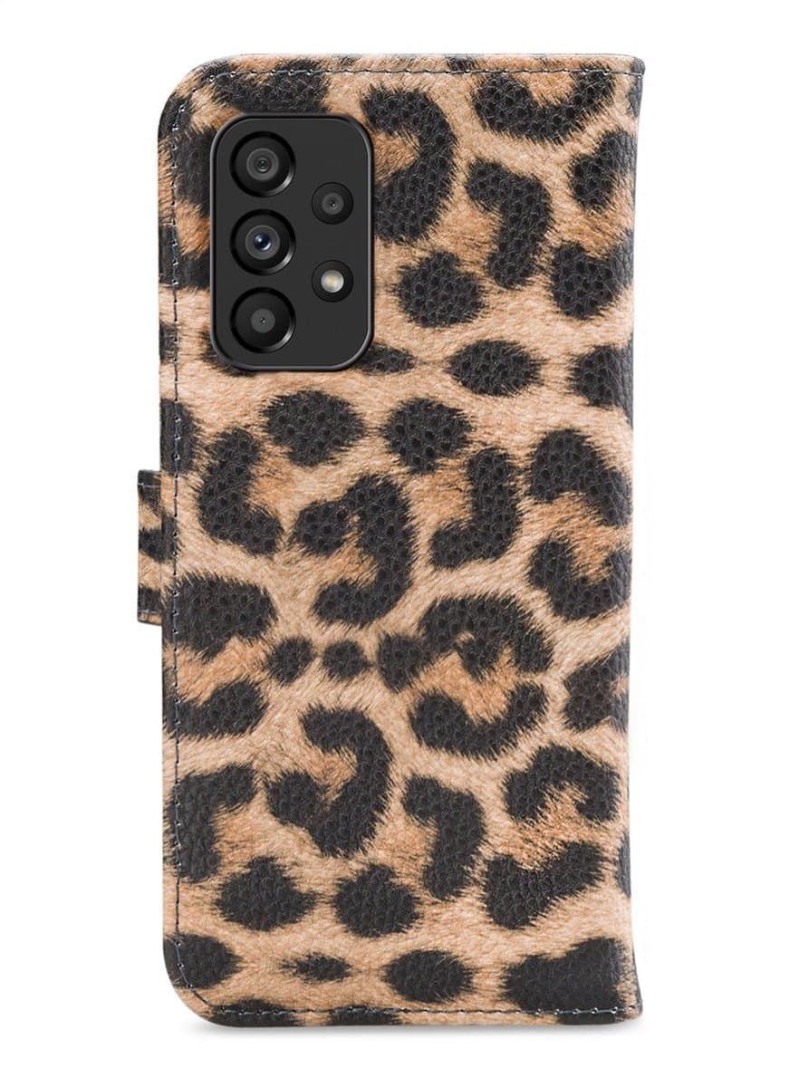 My Style - Samsung Galaxy A53 Hoesje - Flex Wallet Luipaard Bruin