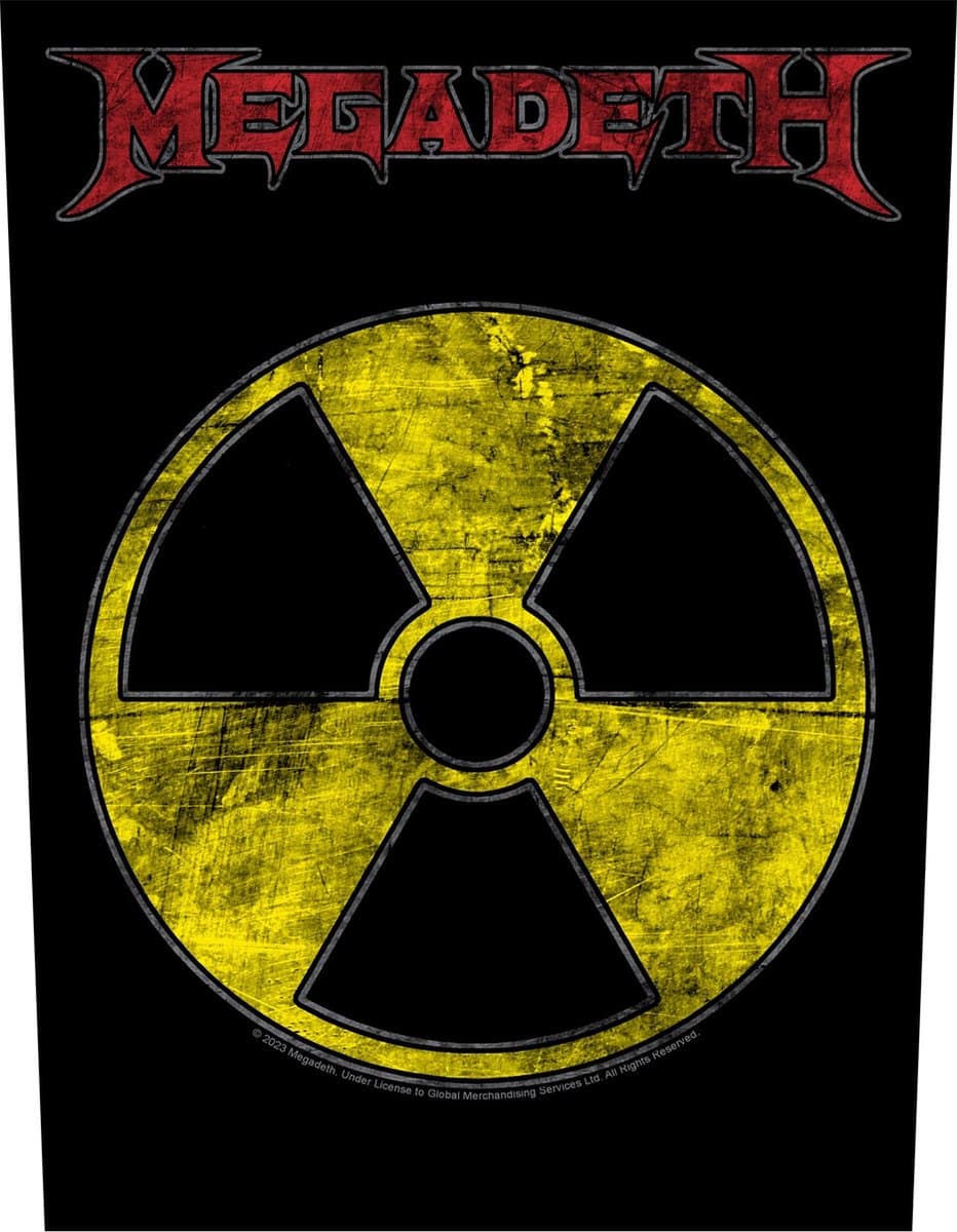 Megadeth - Radioactive - Backpatch officiële merchandise