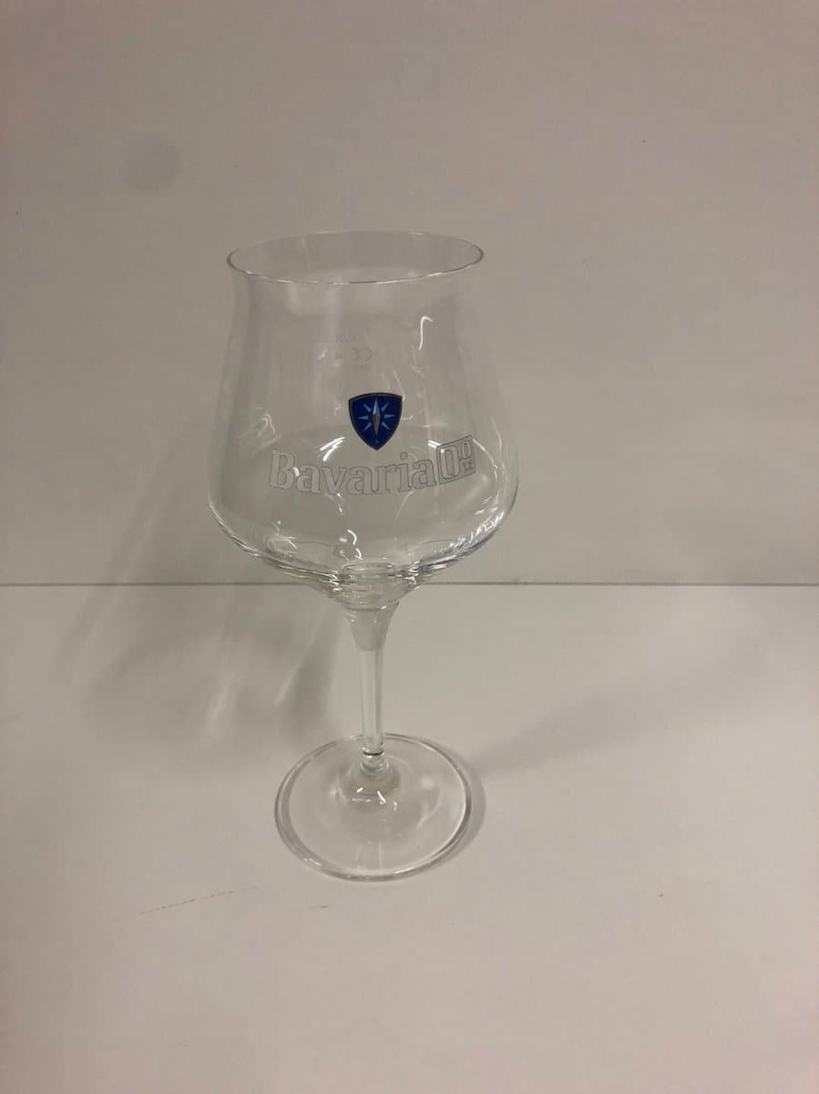 2x 33cl bavaria bierglas 0.0 % voetglas bierglazen