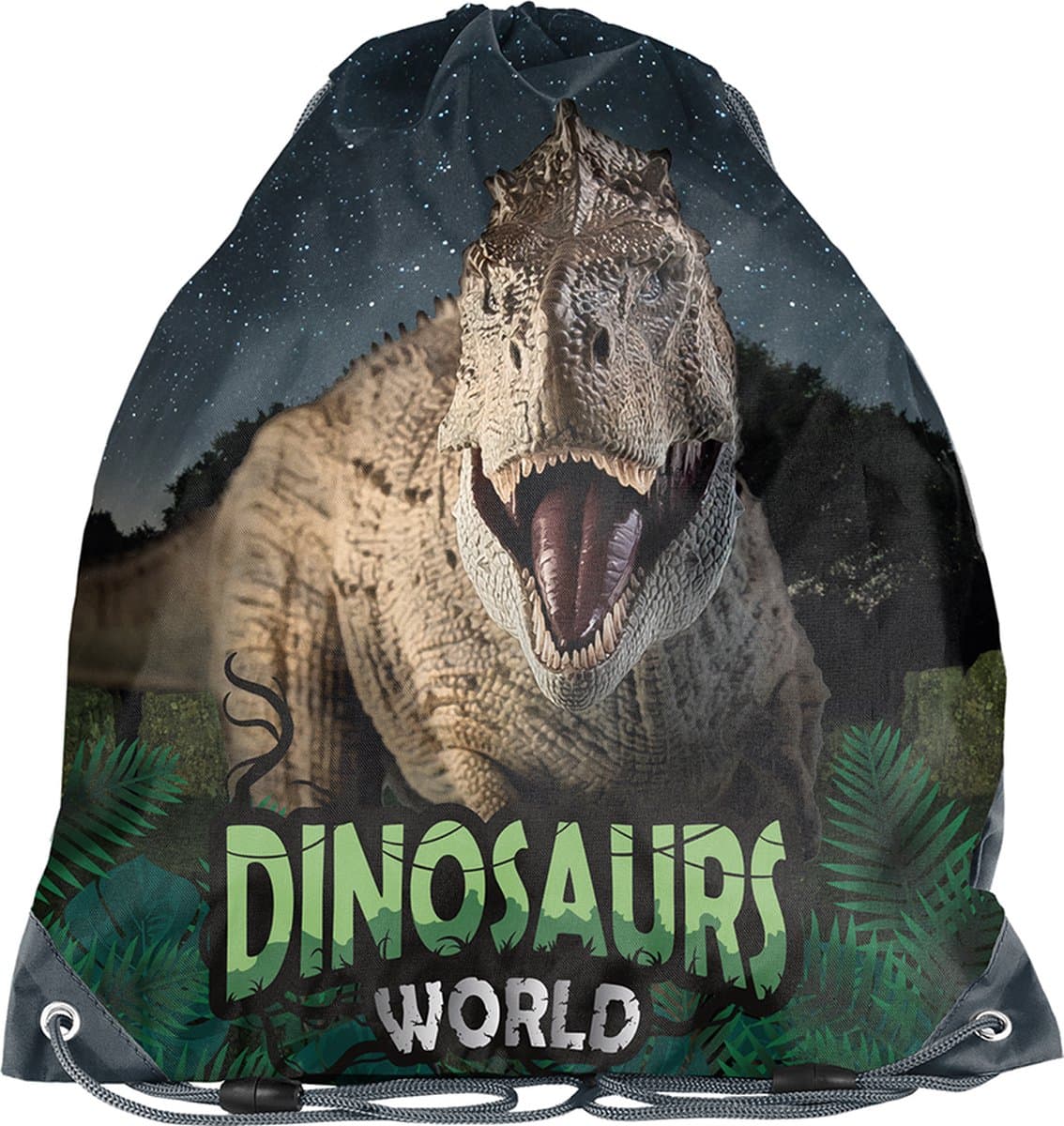 Paso gymtas - rugzak - sporttas - 38x34 cm - dinosaurus print - zwemtas