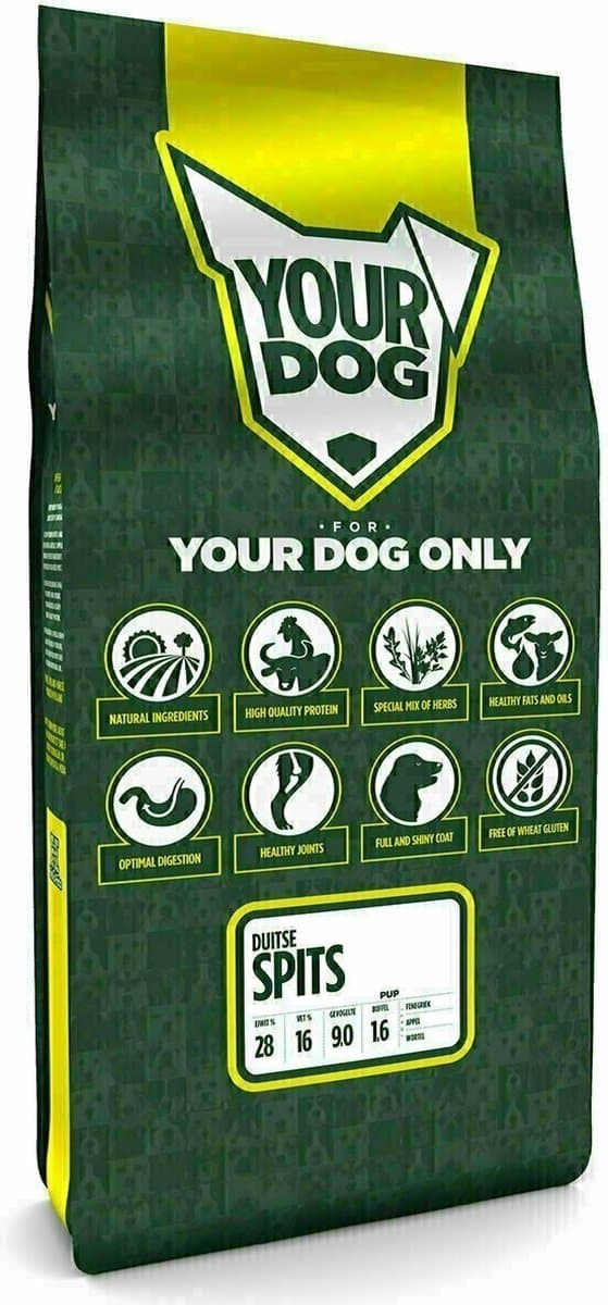 Yourdog Duitse spits - Hondenbrokken - Pup - 12 kg