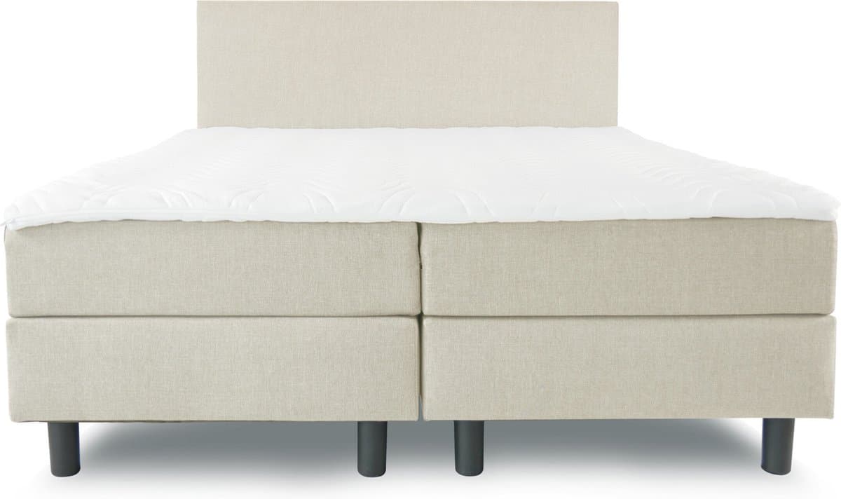 Boxspring Home - Compleet - Pocketvering - HR koudschuim - Beige - 180x210 cm
