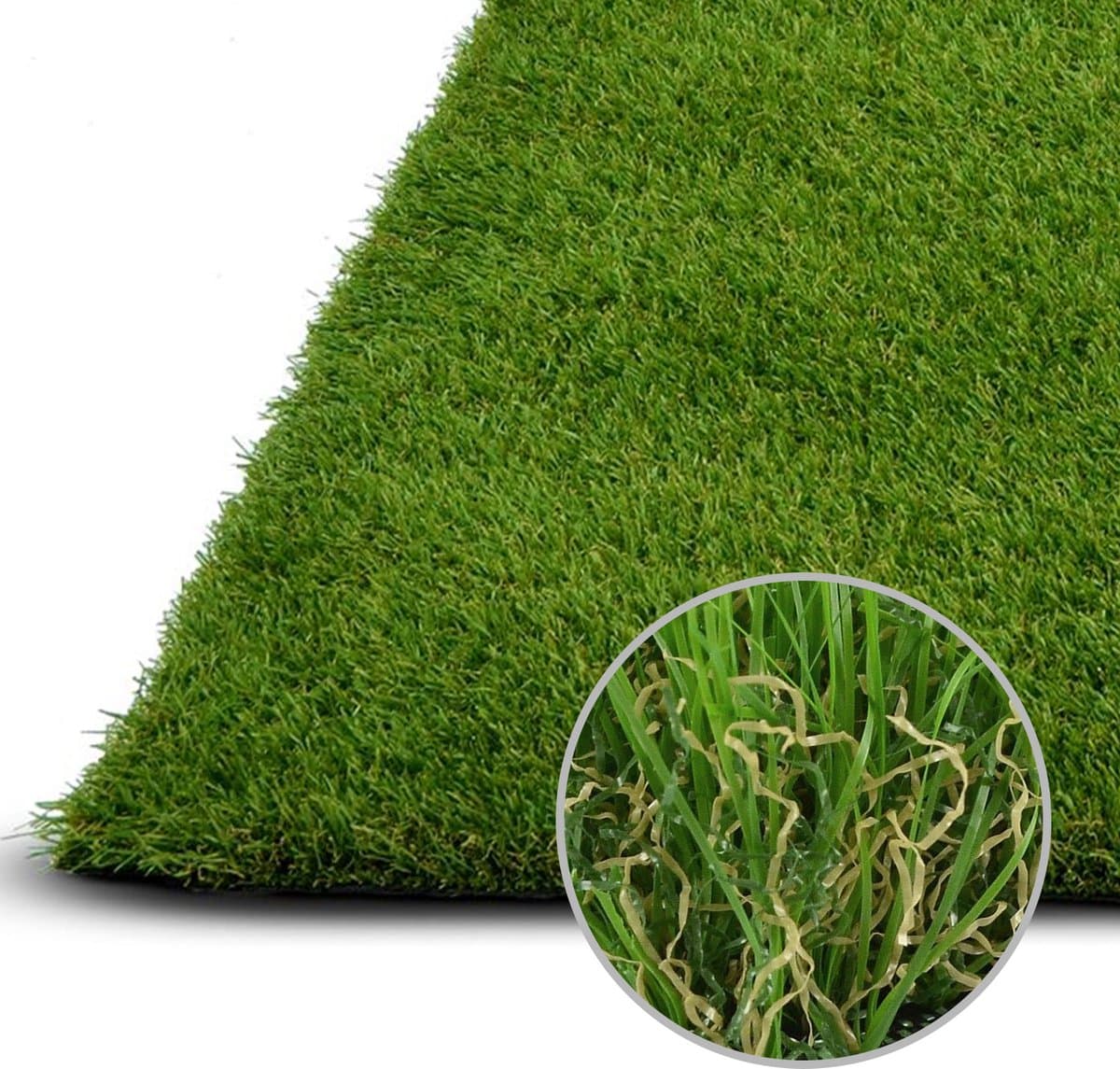 FLOORDIREKT Kunstgras - Grastapijt - Nantes- Grastapijt voor binnen en buiten - 40 mm - 100 x 300 cm