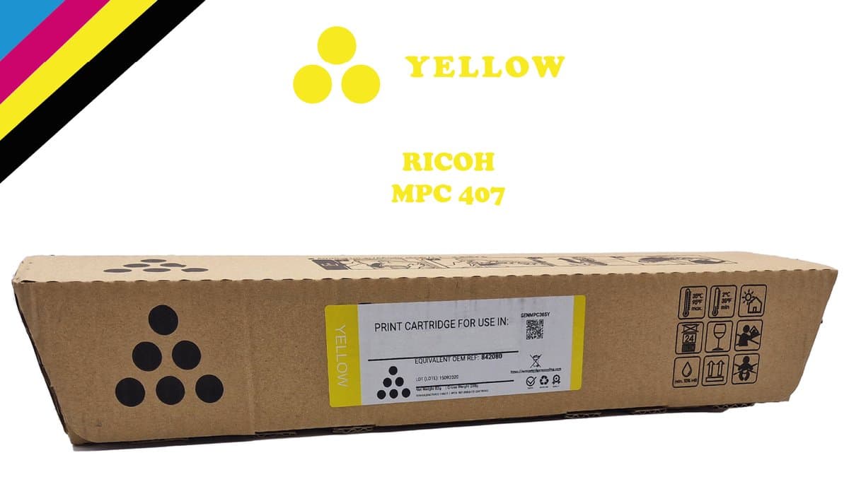 Toner Ricoh MP C407  Yellow – Compatible