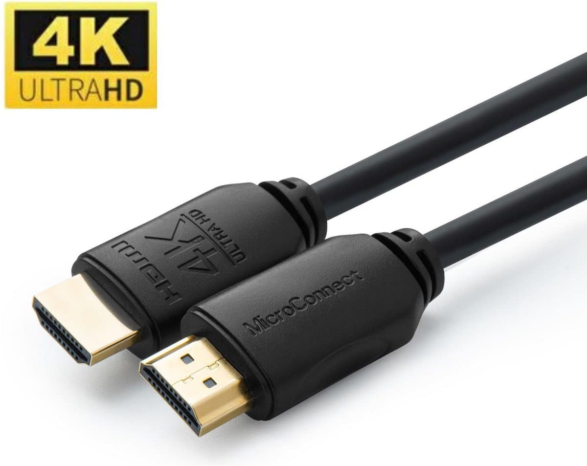 Microconnect MC-HDM19194V2.0 HDMI kabel 4 m HDMI Type A (Standaard) Zwart