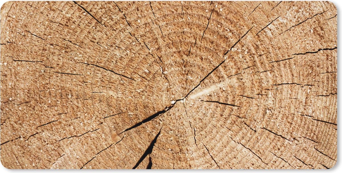 Muismat XXL 80x40 cm - Bureau onderlegger - Bureau mat Boomstronk - Boom - Structuur - Hout - Bureaumat - Gaming mousepad xl - Bureaulegger groot - Computer deskmat
