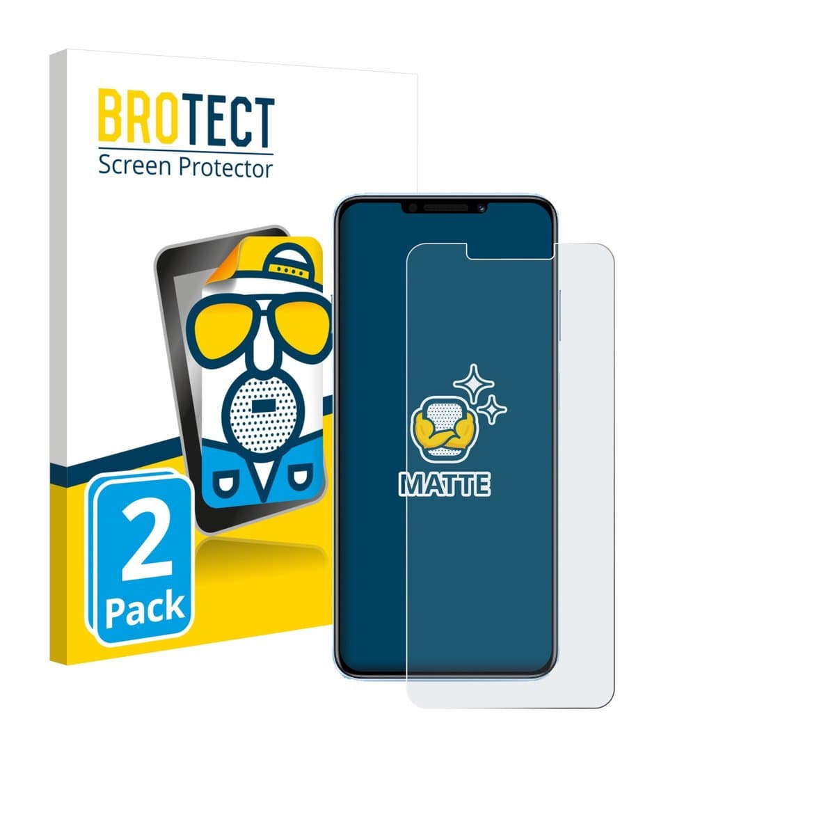 BROTECT - Screenprotector voor Huawei Nova 14i - Folie Beschermfolie matte 2 Stuks