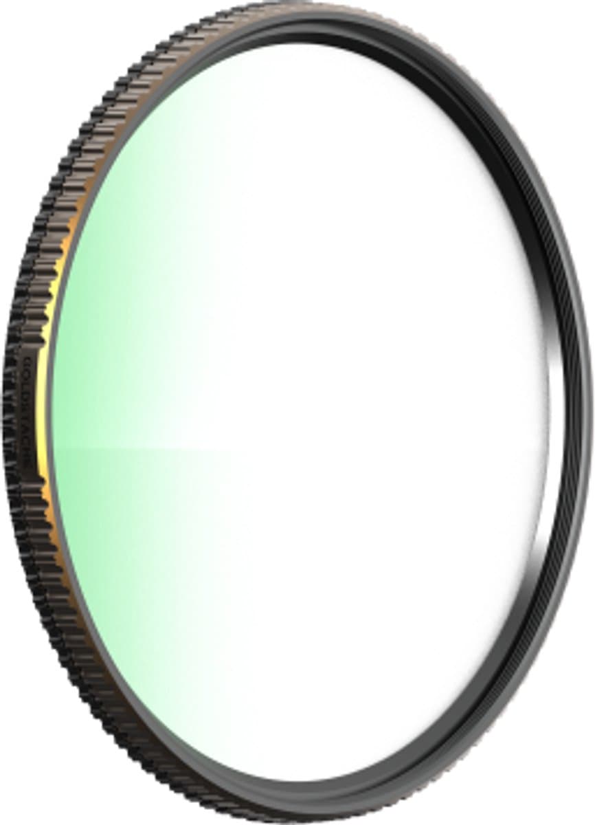 PolarPro - Goldstache - Camera Filter - Subtle Gold Mist - Circular Polarizer - 49 mm - Shortstache Edition