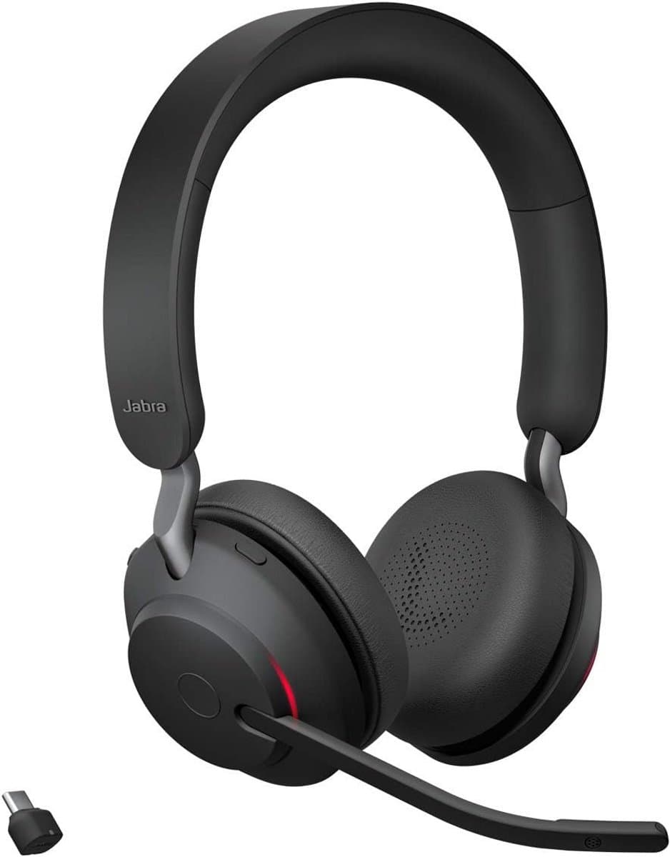 Draadloze Stereo Headset met Noise Cancelling en Lange Batterijduur - UC Gecertificeerd