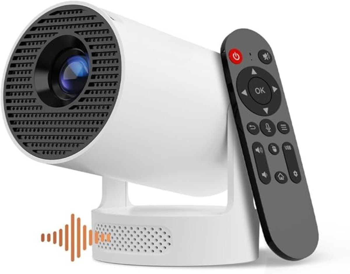 SVN® Mini beamers - Projector - Mini beamer - Wit - 10cm x 10cm x 18cm