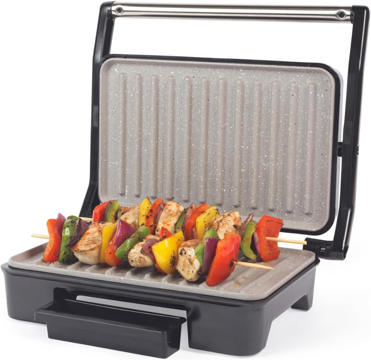 Core® Contactgrill Met Uitneembare Platen - Contactgrill - Multi Grill - Zwart - 27cm x 9cm x 23cm