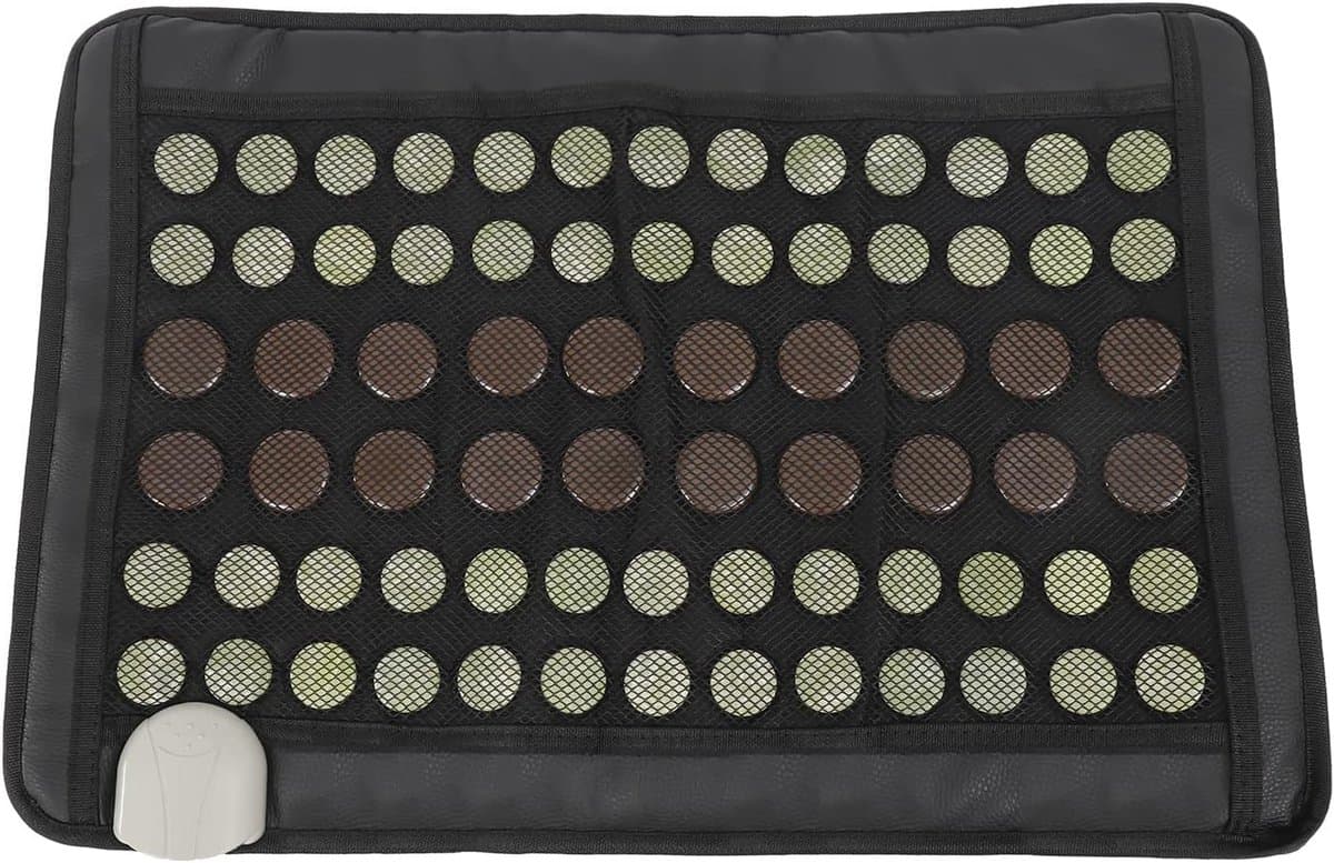 Infrarood Verwarmingskussen - Jade Toermalijn Kussen - Ontspanning Spieren - Smart Controller - 59.5 x 40 cm - Donkerbruin