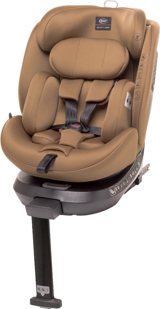4Baby Enzo-Fix Mokka 40-150 cm 360° i-Size Autostoel