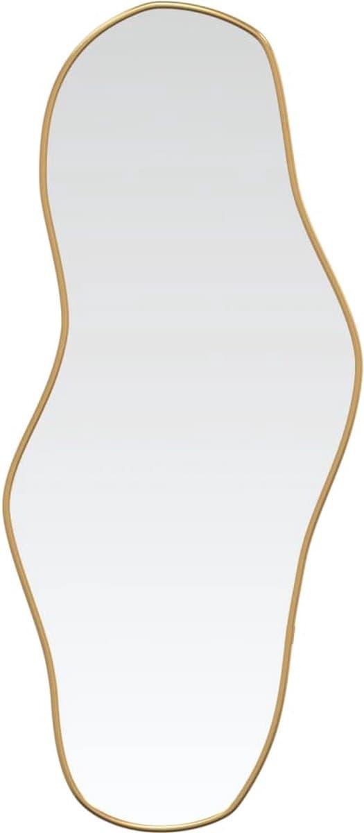 vidaXL wandspiegel goud 60 x 25 cm