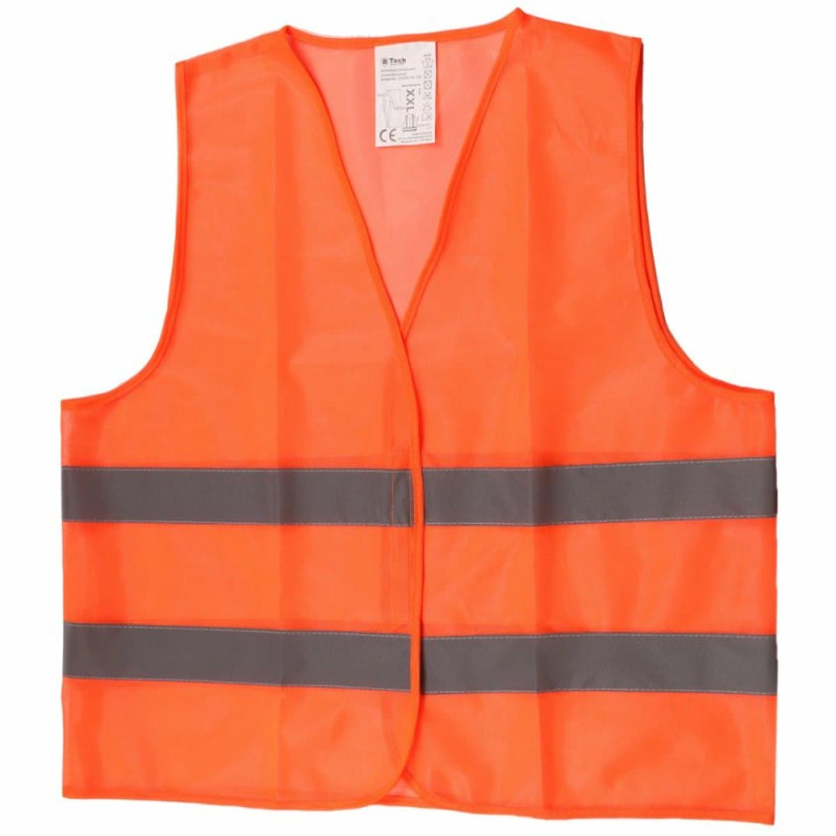 B-Tech Veiligheidshesje - Oranje - one size - met Reflectie - Veiligheidsvest - Reflectievest - Veiligheidshesje