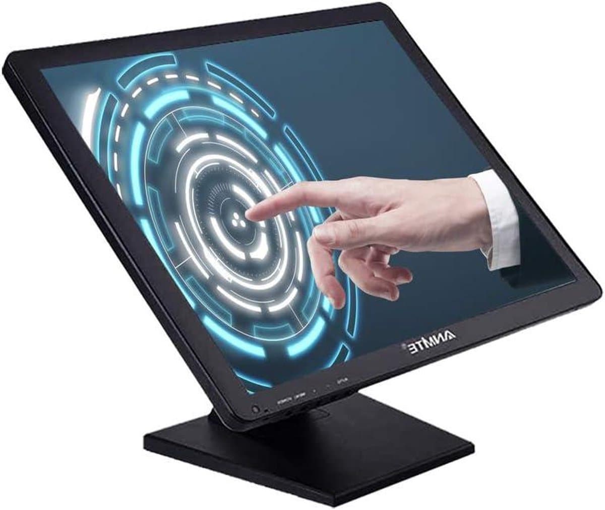 Touchscreen Monitor - Interactief Scherm - Zakelijk Gebruik - Resistive Touch Technologie - 19 Inch - Zwart