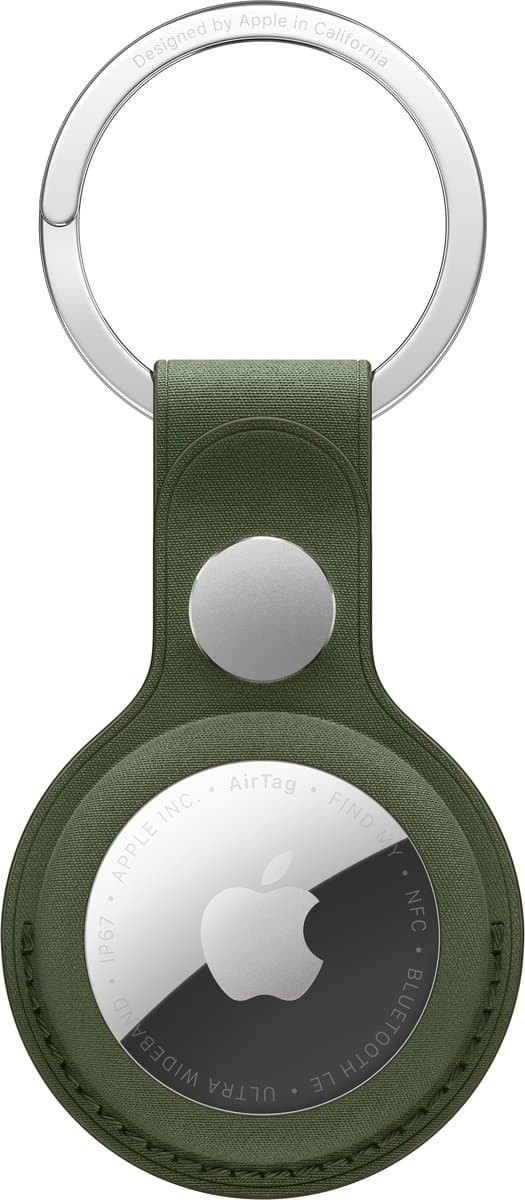 Apple AirTag FineWoven Sleutelhanger Groen