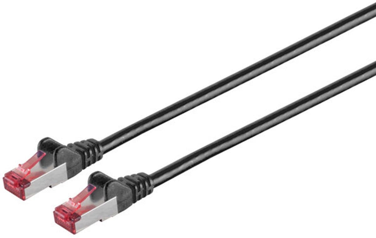 Patchkabel cat6A S/FTP PIMF Halogenfrei schwarz 5m
