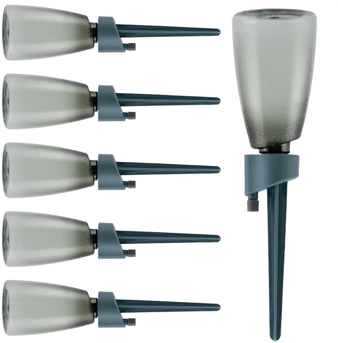 Planten Bewateringsspikes - Automatische Druppelaars - Planten Verzorgen - Instelbare Regelklep - Set Van 6 - Groen
