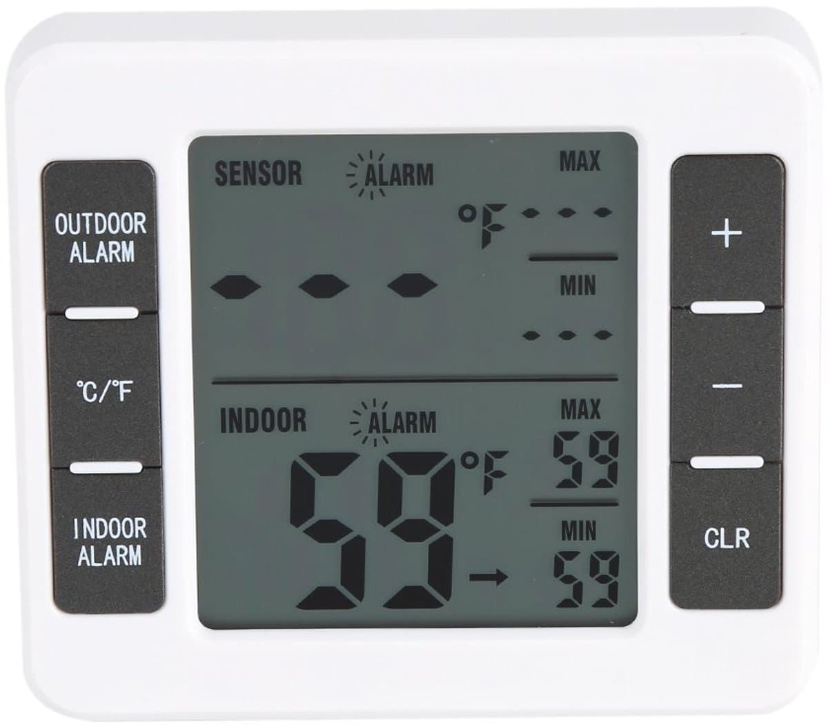 Dailygoody - Koelkastthermometer - Draadloze temperatuursensoren - Hoorbaar alarm - Compact formaat - Temperatuurregistratie - Geschikt voor koelkast ...