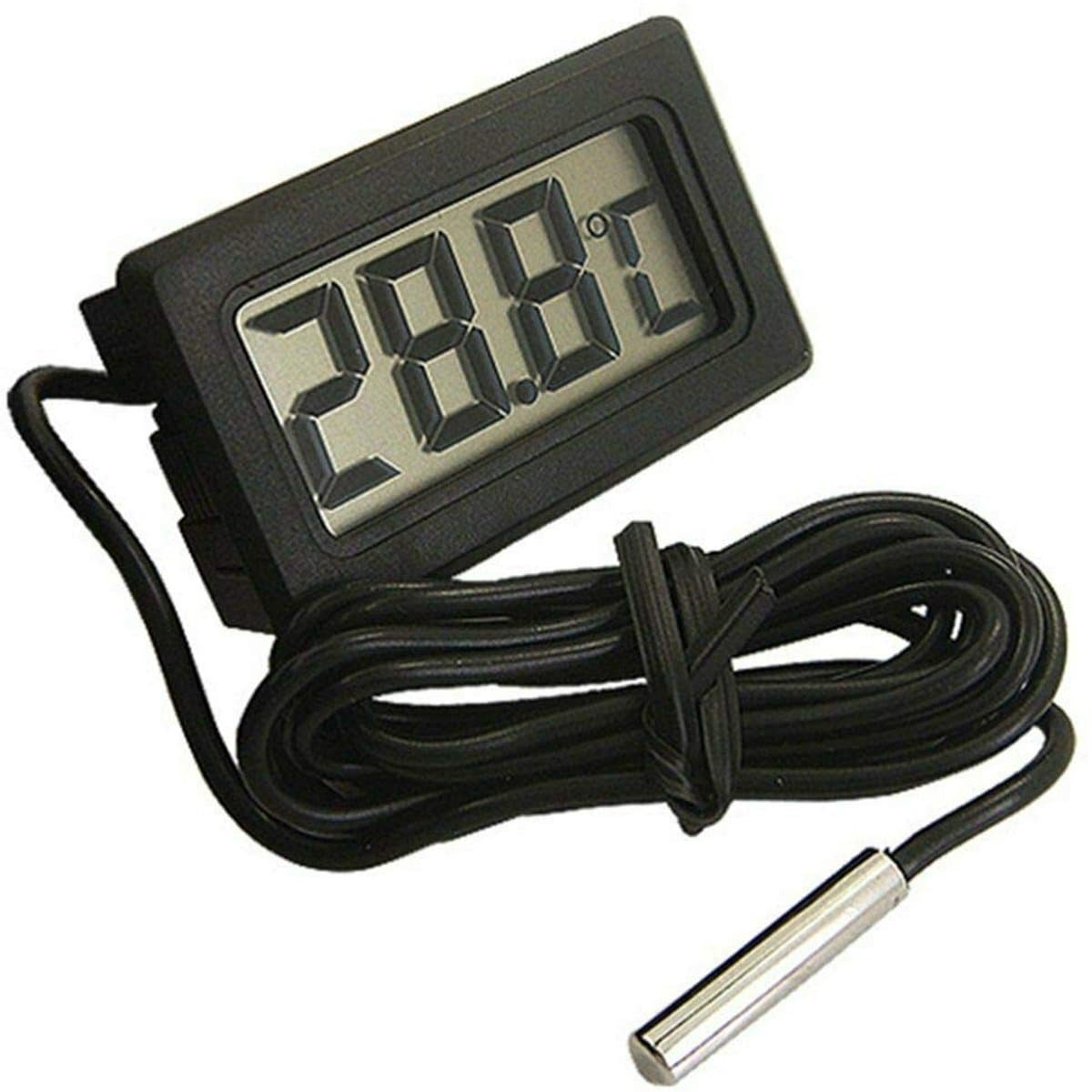 Store_7 - Digital LCD Thermometer - Externe Sensor - Nauwkeurige metingen - Voor Koelkast en Vriezer - Geschikt voor Aquariums - Betrouwbare temper...